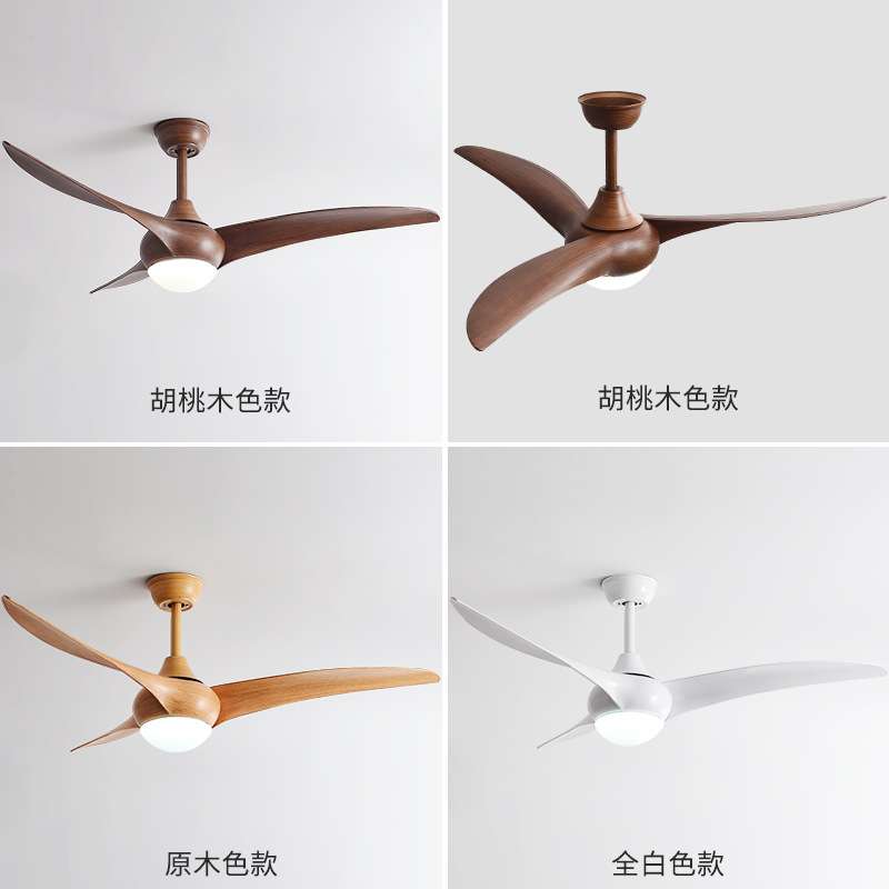 美式风扇灯家用客厅餐厅大风力风扇吊灯卧室复古吊顶式工业吊扇灯