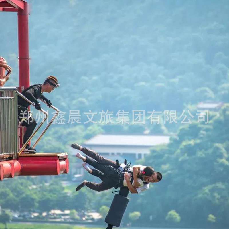 玻璃蹦极玻璃步道高空蹦极体能拓展户外大型无动力游乐设备多功能