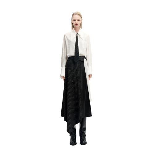 KUNSWEAR/琨丝薇尔26SP 时尚气质优雅百搭质感条纹领带 842024060