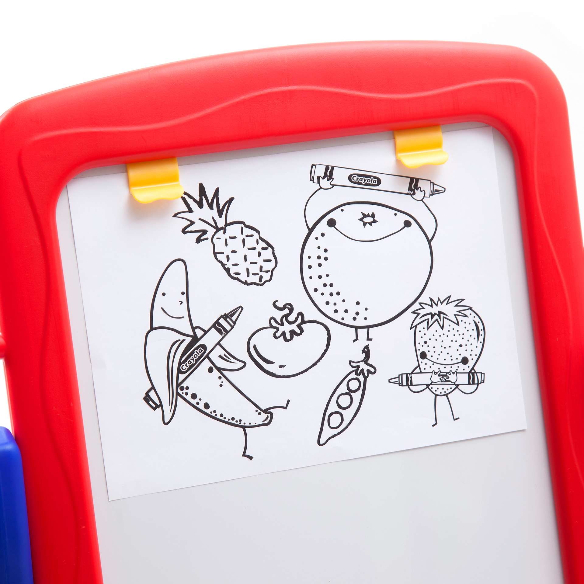 Crayola/绘儿乐儿童双面磁性画板学生写字板支架式画架