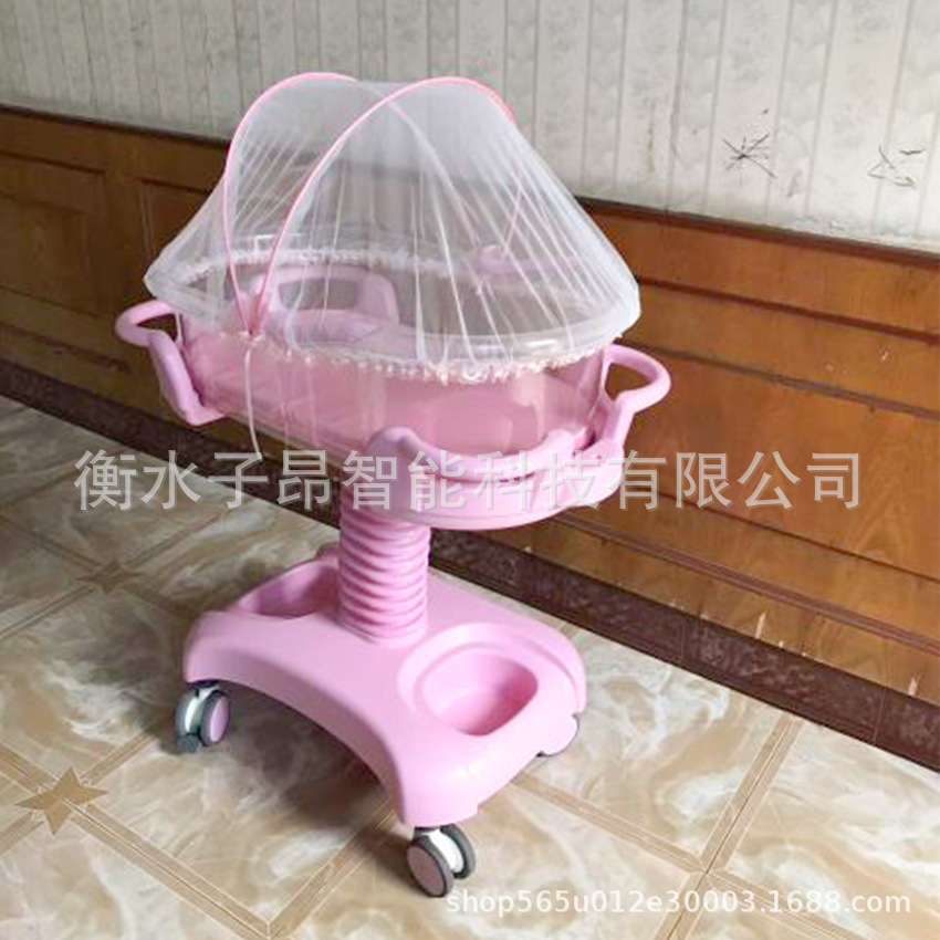 家用ABS婴儿床推车厂家直销博润新生儿透明床升降婴儿床护理床