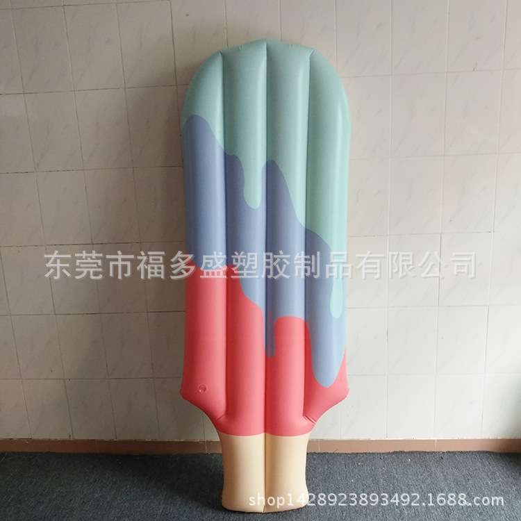 厂家  pvc充气浮排 水上冰激凌雪糕菠萝棒冰浮床躺椅 现货特卖