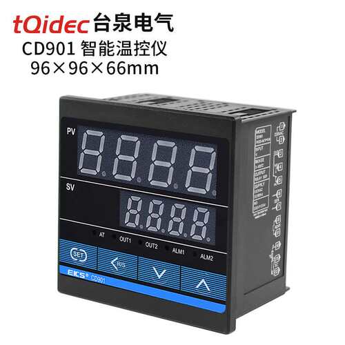 台泉电气tqidec温控器短款CD901多种输入PID温控表EKS智能温控仪