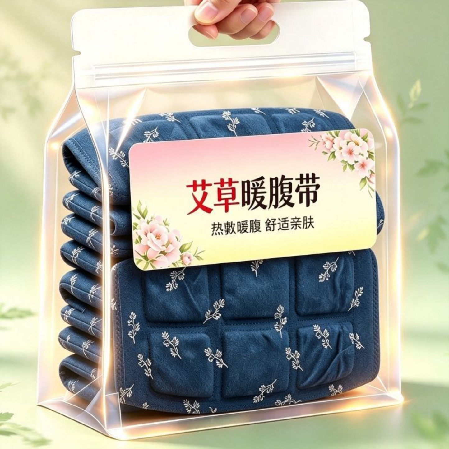艾草暖腹贴暖腰贴女性生理期发热护腰腹大姨妈贴蒸汽暖垫驱寒祛湿