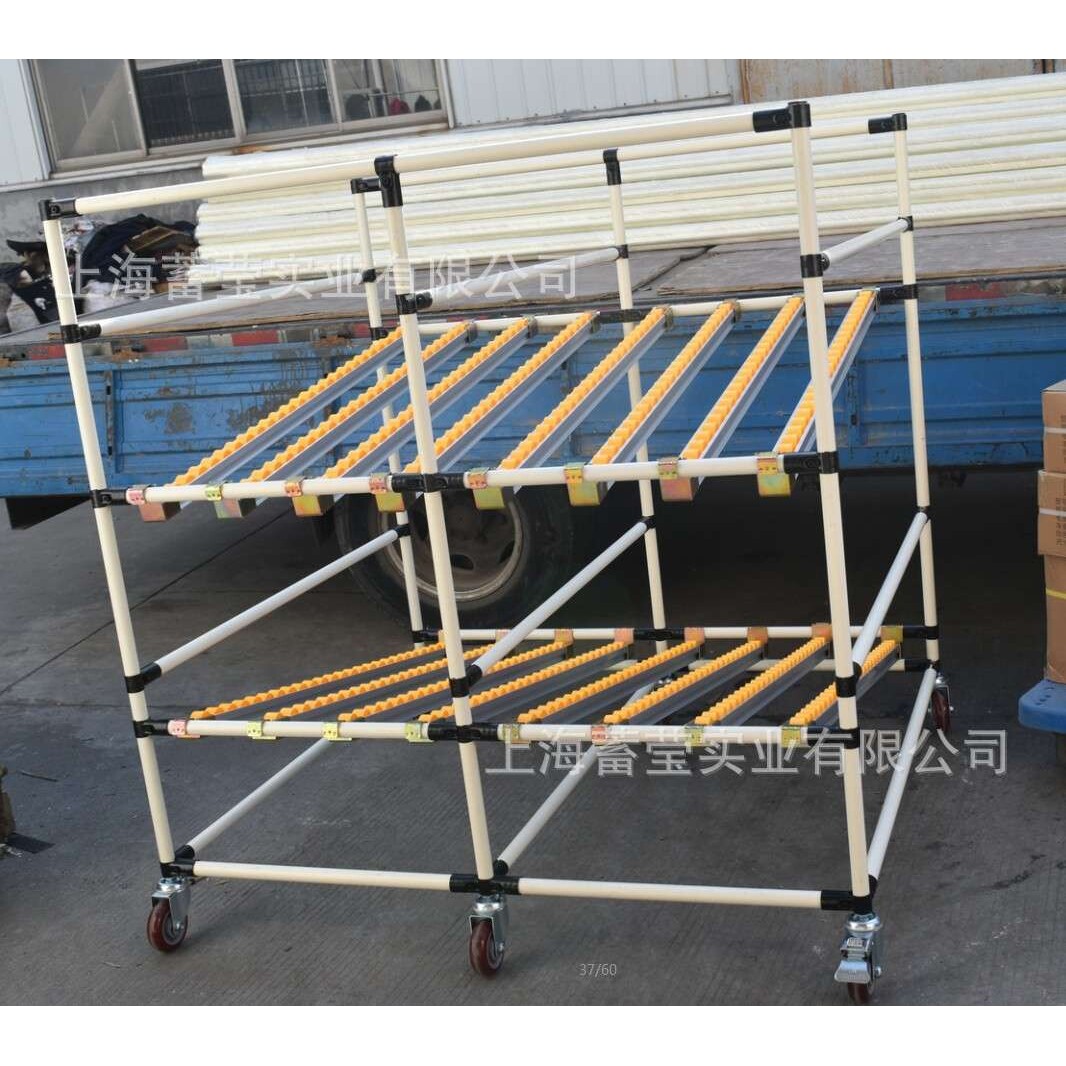 供应防静电线棒货架 精益管货架 流利条货架 柔性管货架工作台
