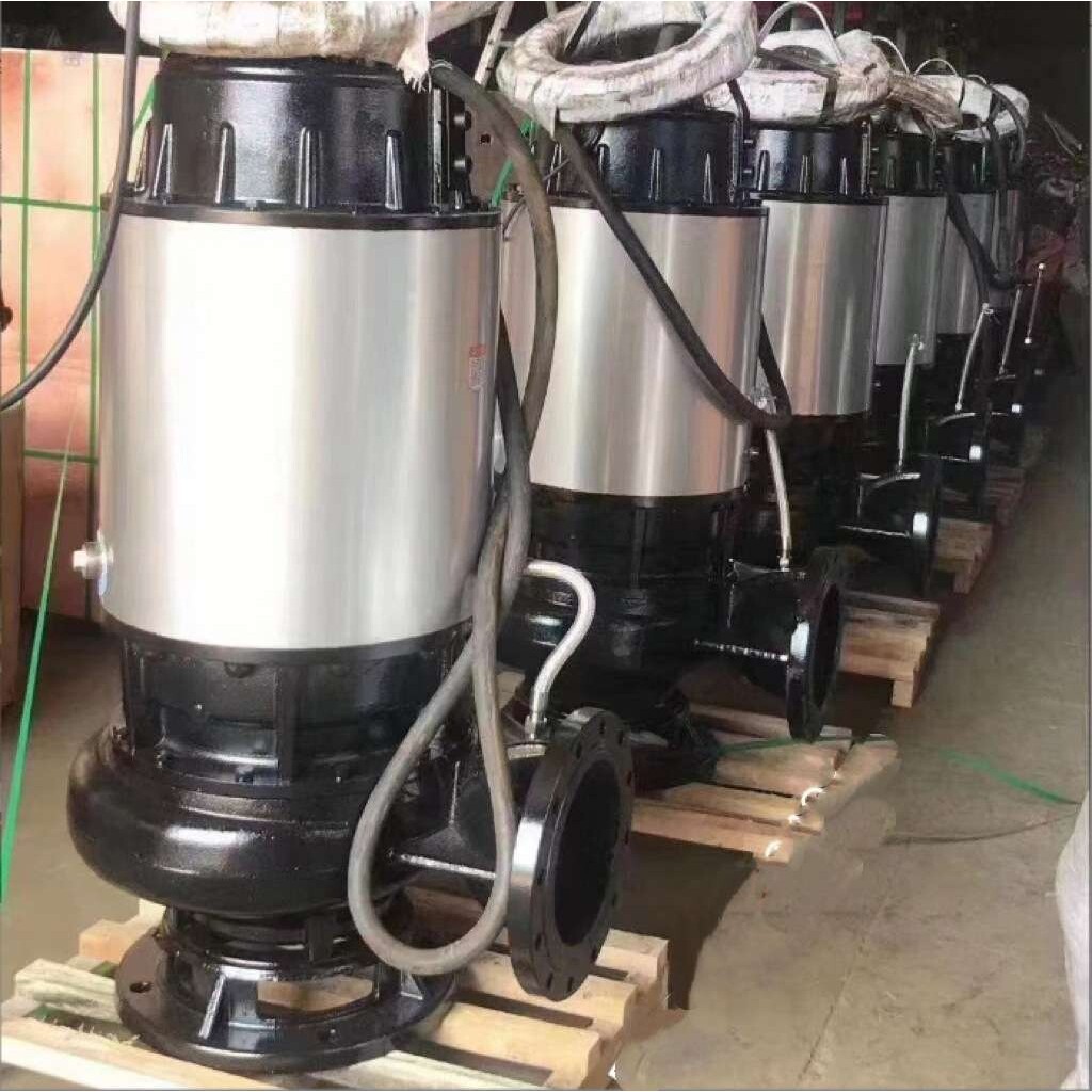 机筒不锈钢污水潜水电泵WQP10-10-1.1 2寸单相潜水排污污水泵