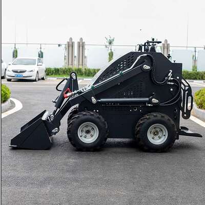 mini skid steer loader 轮式小型滑移装载机 微型小铲车 Wheeled