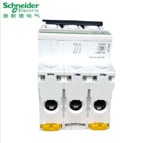 梅兰日兰Acti9微小型断路器iC65H 3P C63A微断空开A9F28363原装