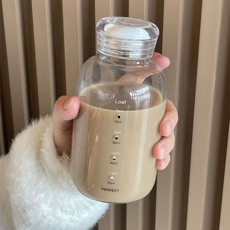 豆浆杯早餐上班族便携外带耐高温牛奶杯玻璃杯学生家用密封咖啡杯