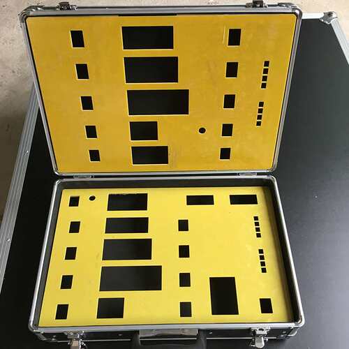 定 制铝合金手提箱加厚航空拉杆箱仪器运输工具收纳箱展会科研箱