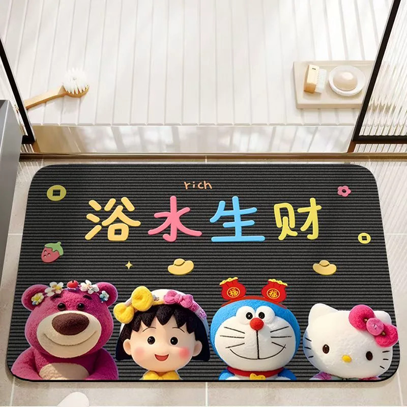 软硅藻泥吸水垫浴室地垫脚垫门垫