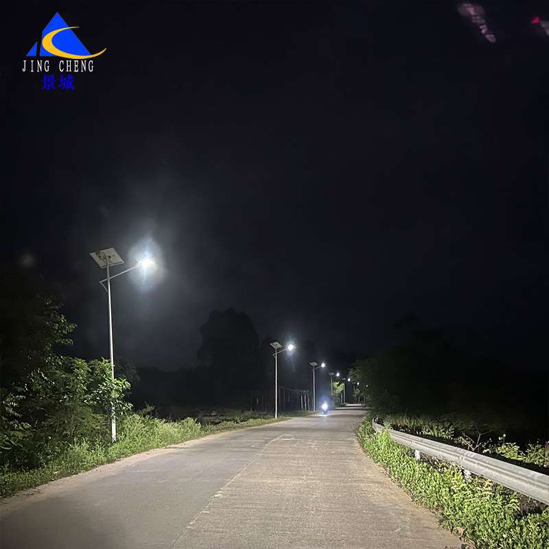 LED太阳能路灯 6米工程小区农村道路照明人体感应超亮