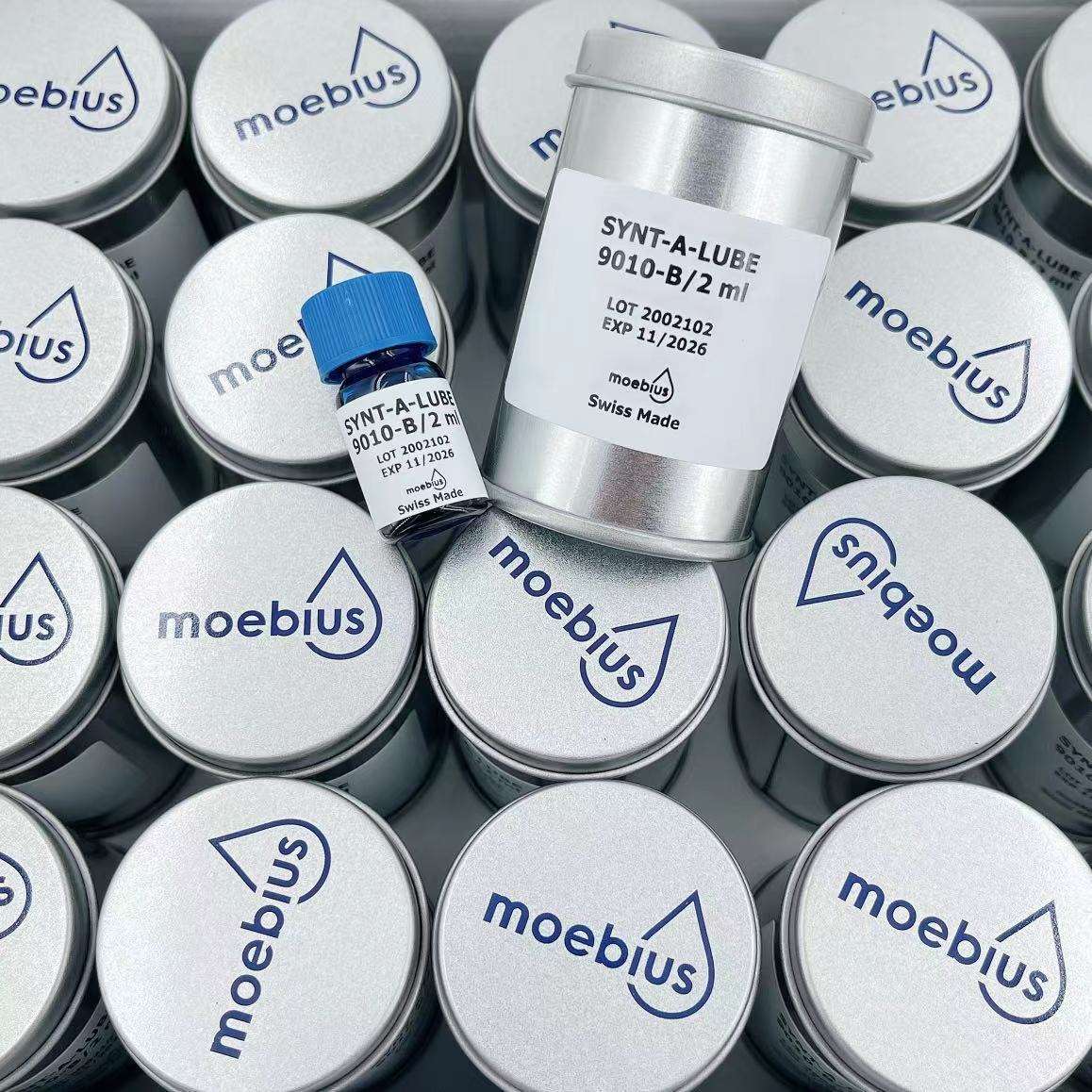 瑞士莫比斯moebius?9010-B表油/机芯油适用调速系统/轴承蓝色