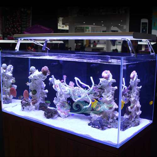 P牌极光交火灯盘T5HO/LED海水珊瑚灯具淡水水草灯具鱼缸水族灯具