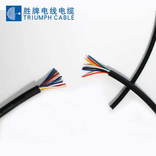胜牌 正标2464-18AWG电源线2C~12C绝缘护套线黑色圆线现货直销