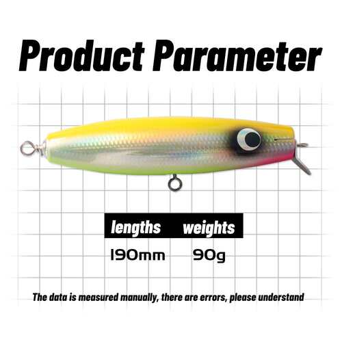 90g 7.5in Metal Lip Wood Minnow Lure拖钓金属插头木质波爬鱼饵