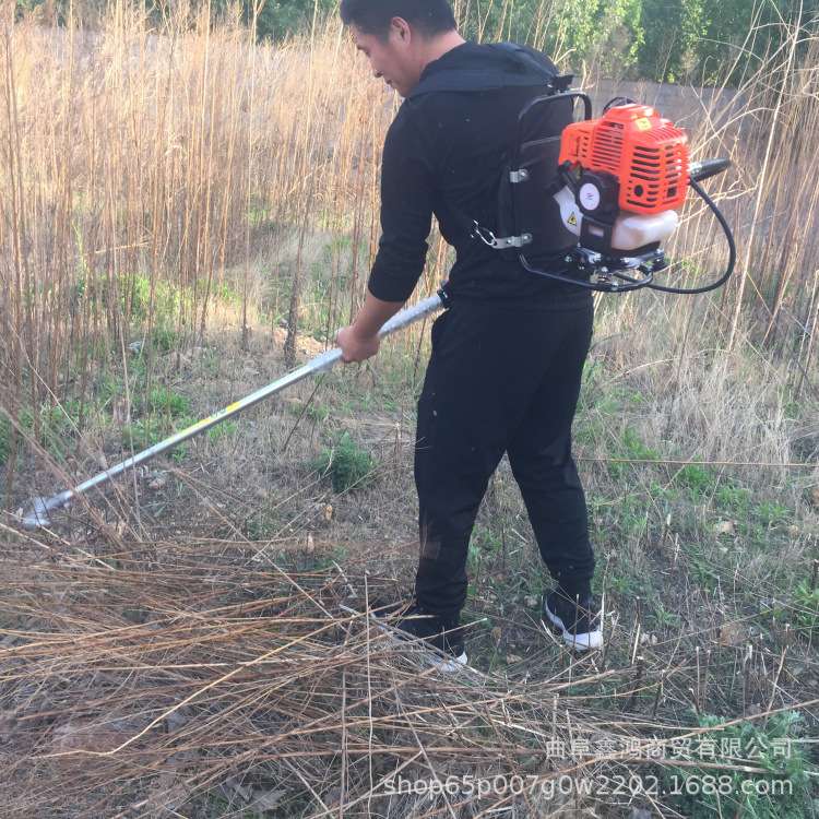 水稻小麦割草机型号 汽油开荒小型除草机 农田果园背负式割草机