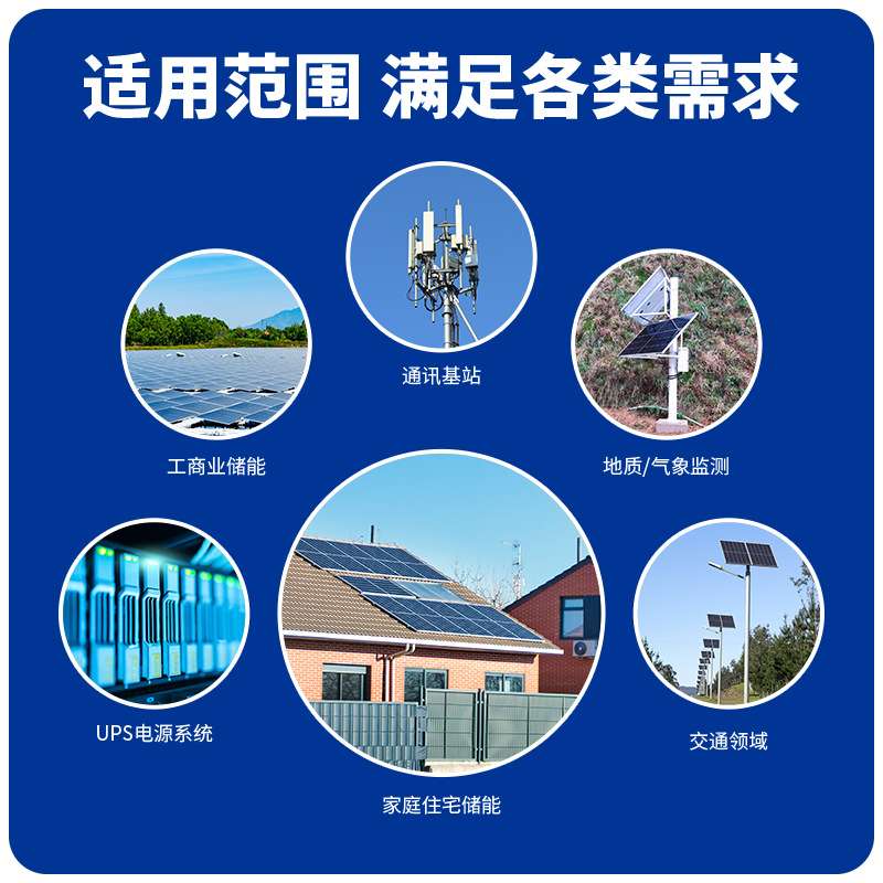 太阳能蓄电池12V150Ah光伏发电储能专用免维护胶体蓄电池工厂直供