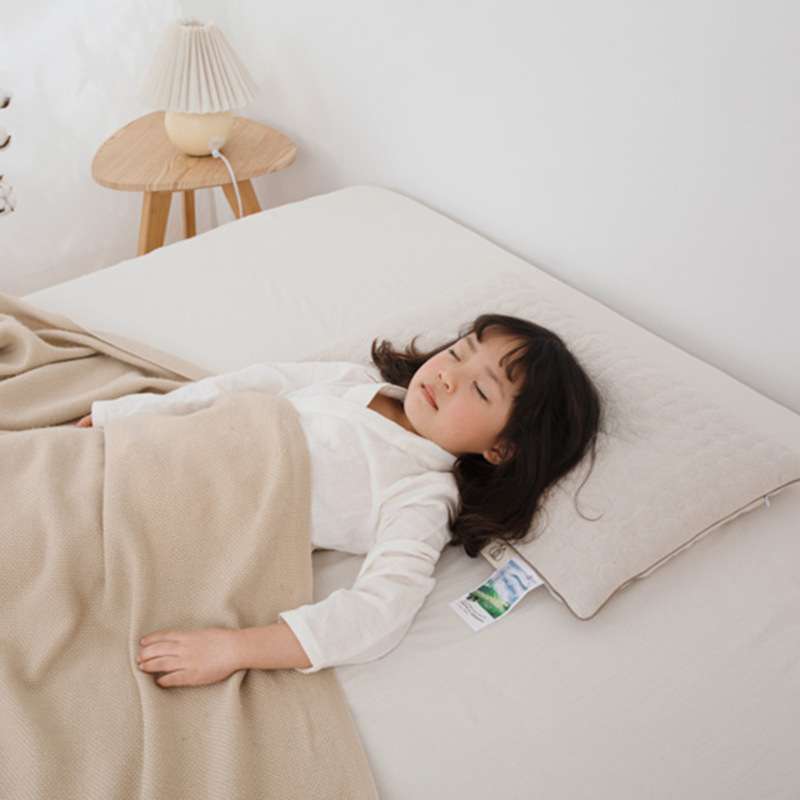 棉麻大凉山黑苦荞儿童枕芯 幼儿园儿童宝贝荞麦枕芯 可调节高度