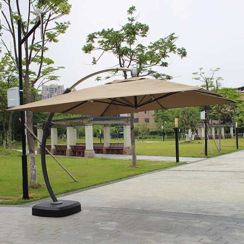户外遮阳伞侧立室外大型别墅花园庭院伞阳台伞摆摊大太阳伞罗马伞