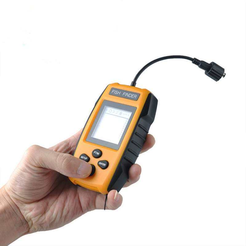 100米深有线声纳探鱼器外贸找鱼器看鱼器可视fishfinder