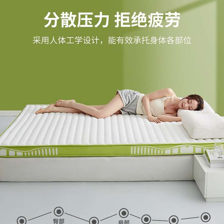 立体乳胶记忆绵床垫软垫家用儿童榻榻米垫学生宿舍租房专用1米5床