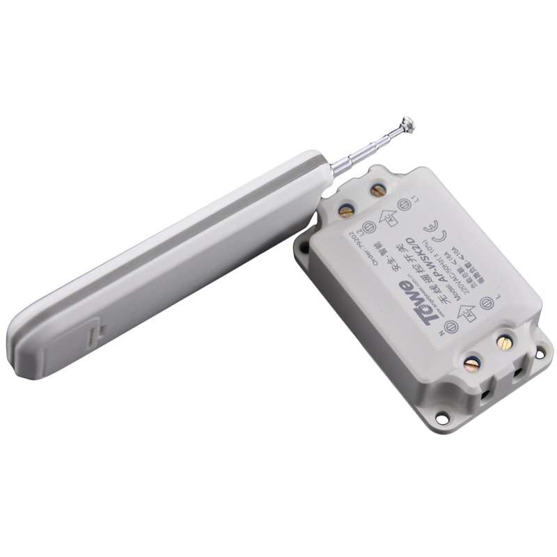 厂家直销 TOWE 220v无线遥控开关 LED水晶灯具二路智能遥控开关