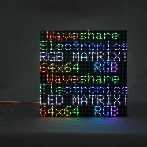 RGB-Matrix-P3-64x64-F全彩LED点阵柔性显示屏适用弧形表面显示