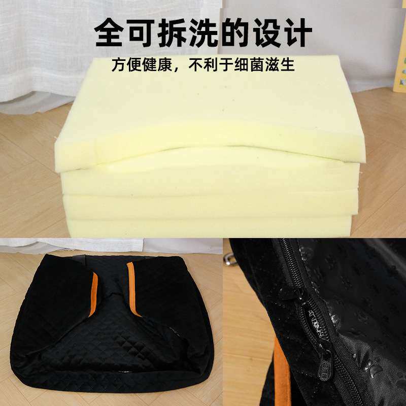 跨境四季通用外出车载狗窝汽车坐位宠物安全座椅狗床室内可拆洗
