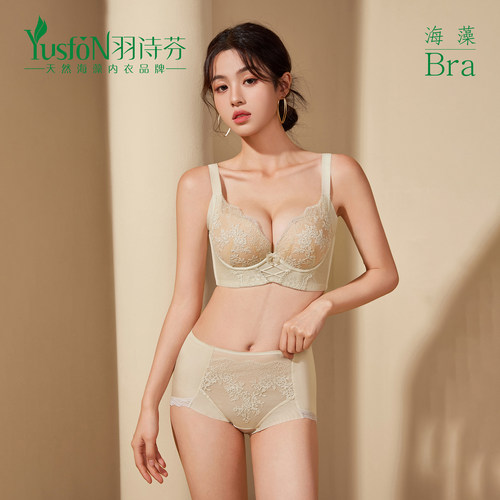 羽诗芬海藻记忆钢圈小胸显大内衣