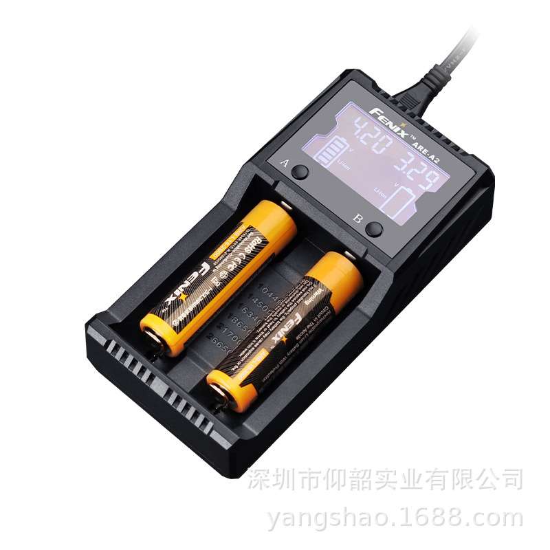 Fenix菲尼克斯ARE-A4/ARE-A2充电器21700/18650/16340/14500电池