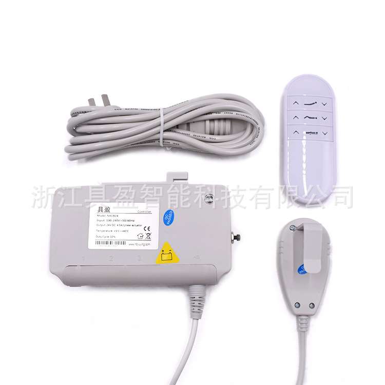 具盈JIUYING厂家销电动推杆病床智能控制器一控四带手控推杆操作