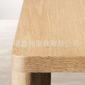 美式RH橡木板木结合材质茶几角几电视柜