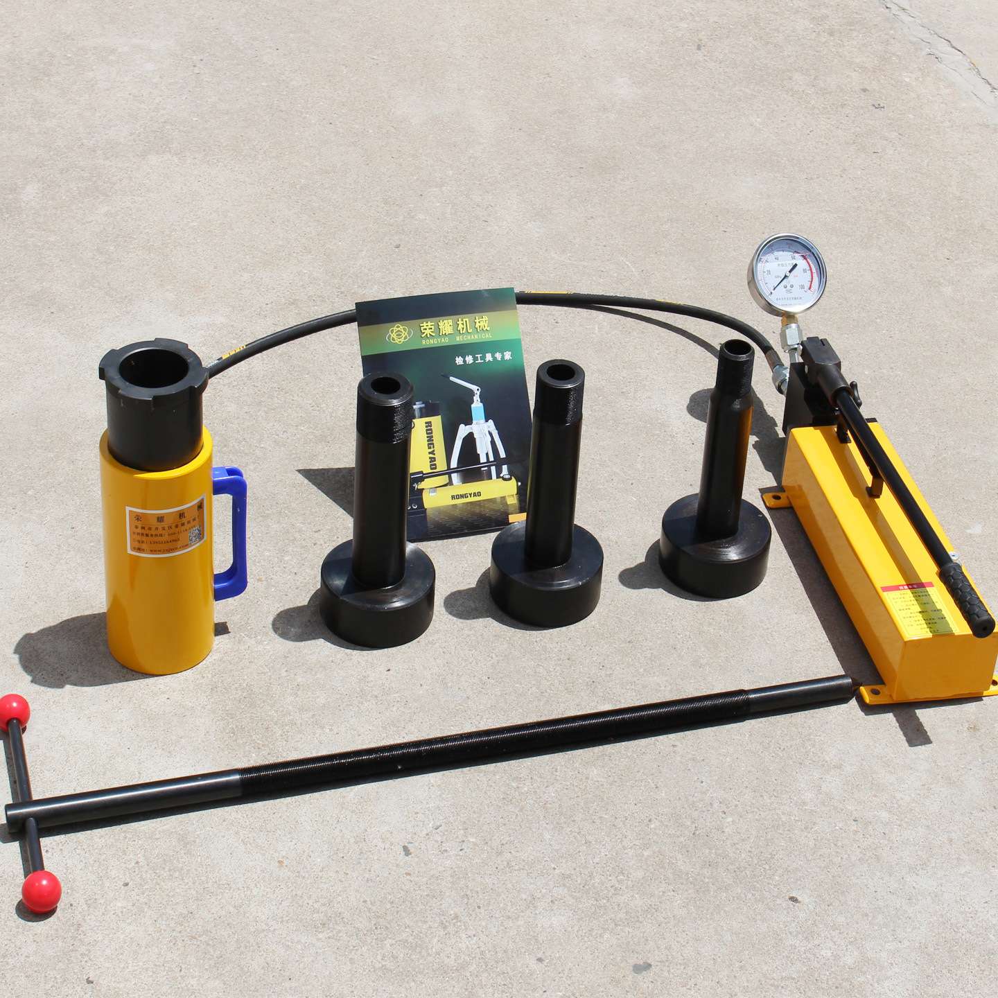 销售20T42T电厂耦合器液压拉马70吨液力耦合器专用拆卸工具水泥厂