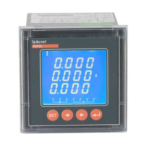 安科瑞电表直销PZ72L-AI3三相数显智能电流表LCD液晶显示电力仪表
