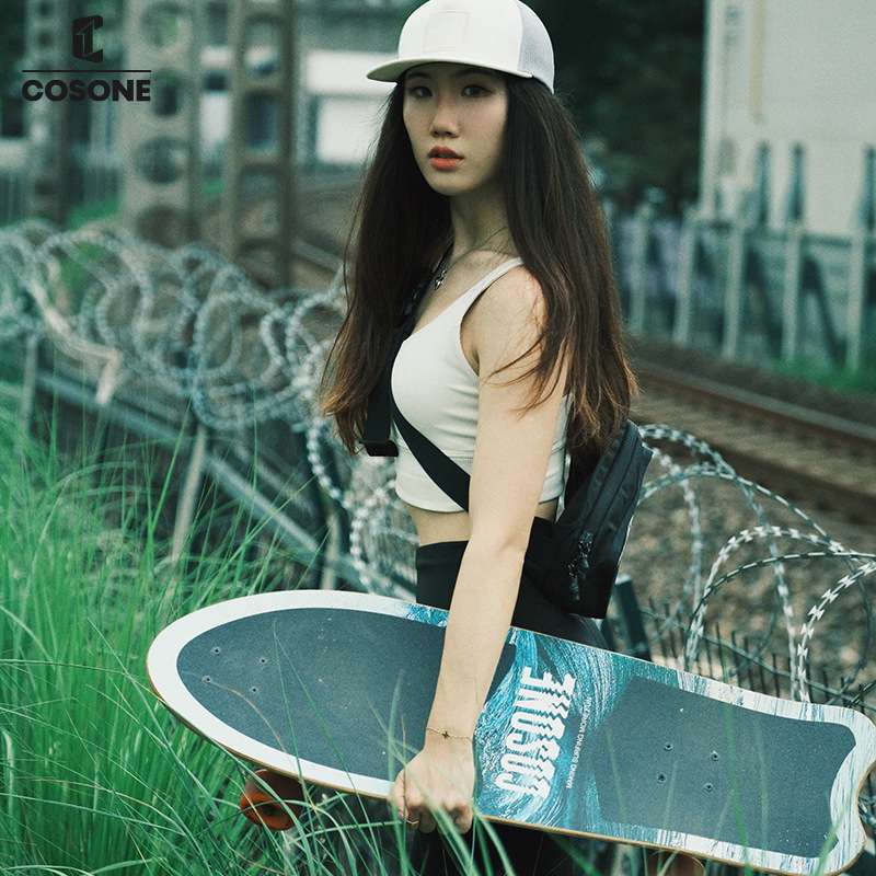 COSONE滑雪练习陆地冲浪板儿童男生女生陆冲板专业刷街S5滑板宇天