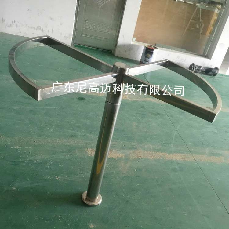 景区车站购票窗口排对一米线高单向门防尾随扇形转闸不锈钢直线门