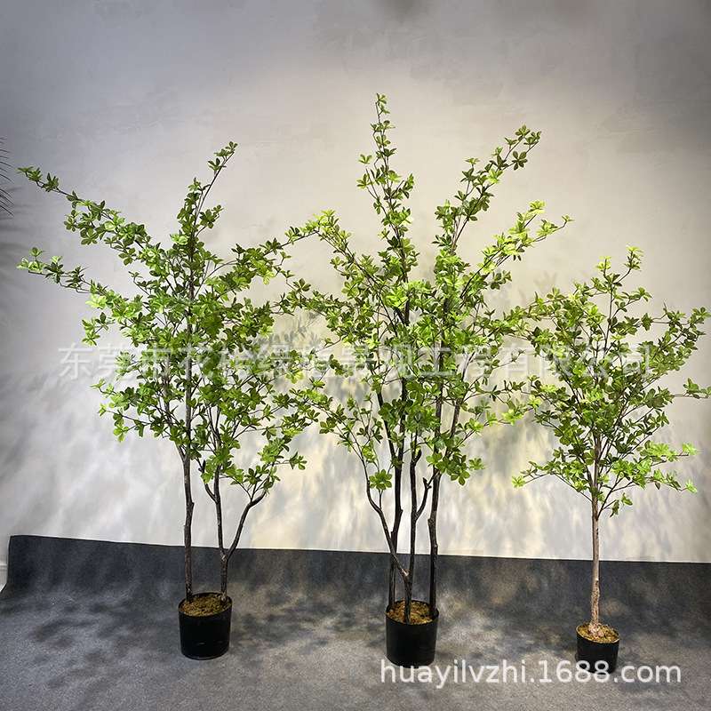 北欧风仿真绿植吊钟马醉木植物装饰假树室内客厅落地盆栽摆件