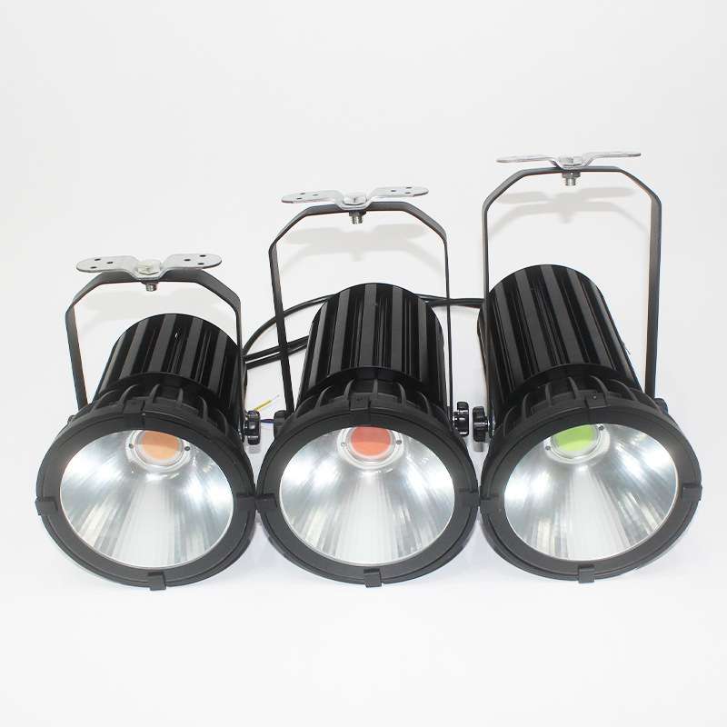 户外防水外墙投射灯LED70w100W聚光展览射灯四叶车展舞台展会灯具