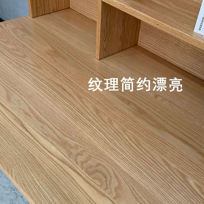 纯实木儿童电动升降桌学习桌书桌双电机小学生书桌写字桌红橡木