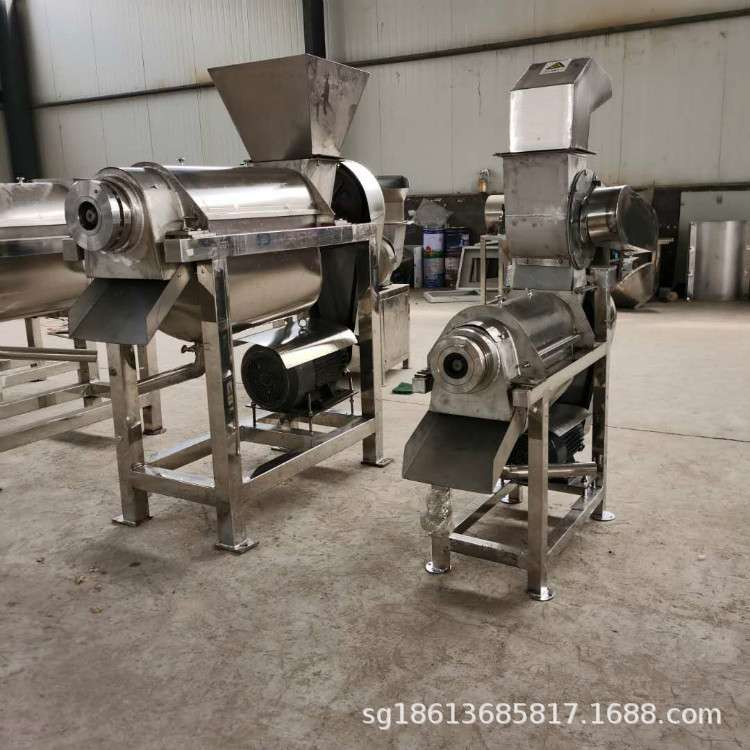 商用果蔬破碎原汁机 工业脱水果汁机 秋梨膏梨汁大型螺旋榨汁机