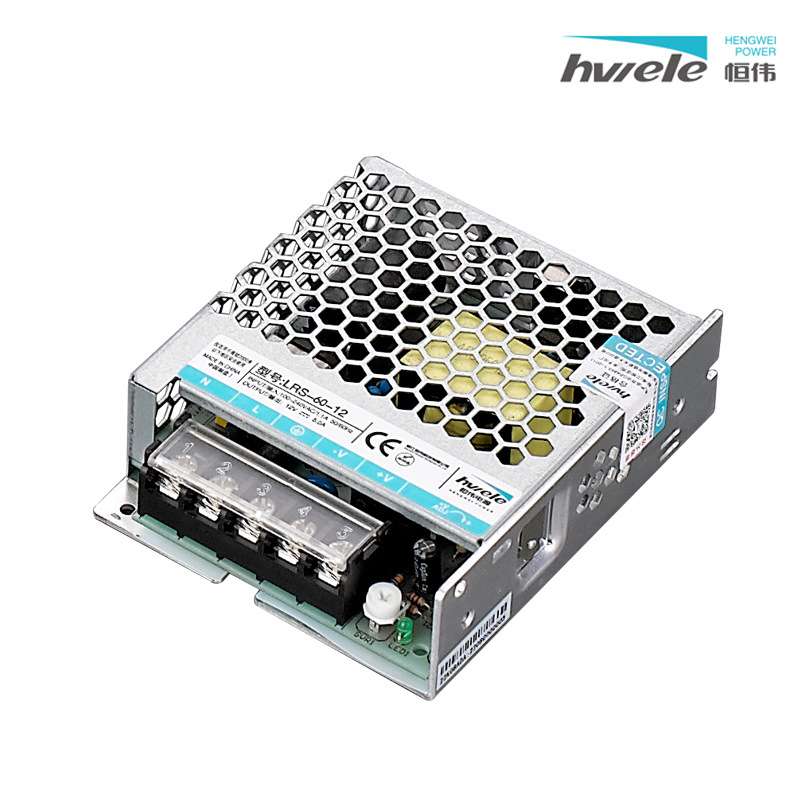恒伟LRS-100W超薄型开关电源220v交流转直流工控电源 12V/24V