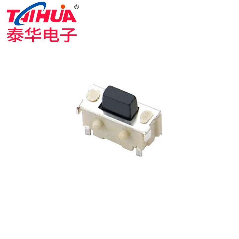 2x4x3.5侧按双弹片 贴片带定位柱260gf 矩形按钮 音箱按键开关