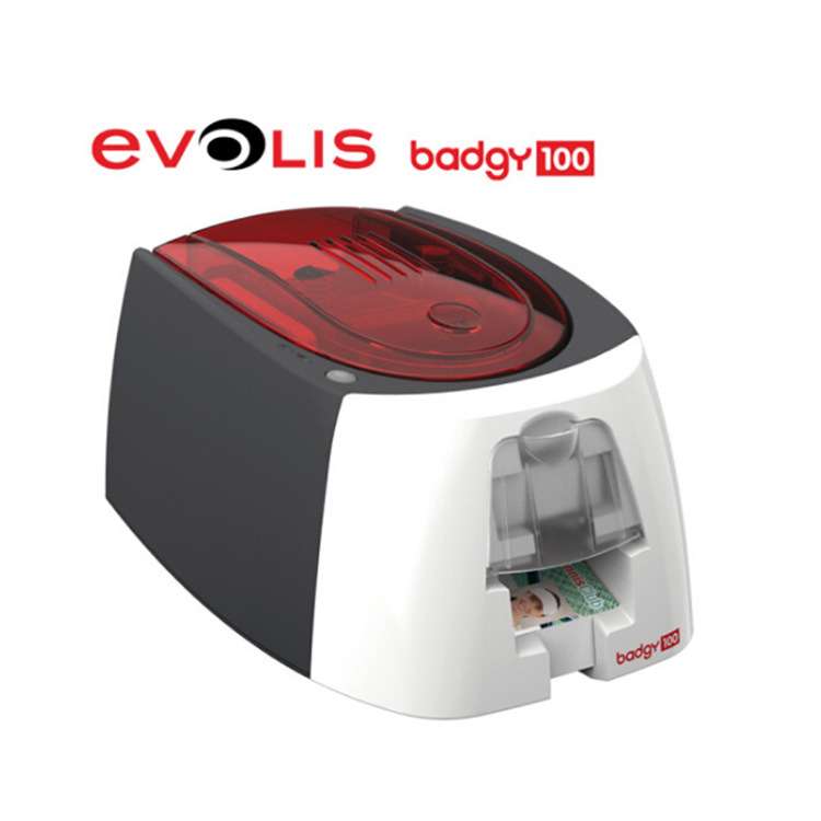 Evolis爱立识佰吉Badgy100证卡打印机标牌IC工作证PVC卡片打印机