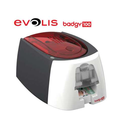 Evolis爱立识佰吉Badgy100证卡打印机标牌IC工作证PVC卡片打印机