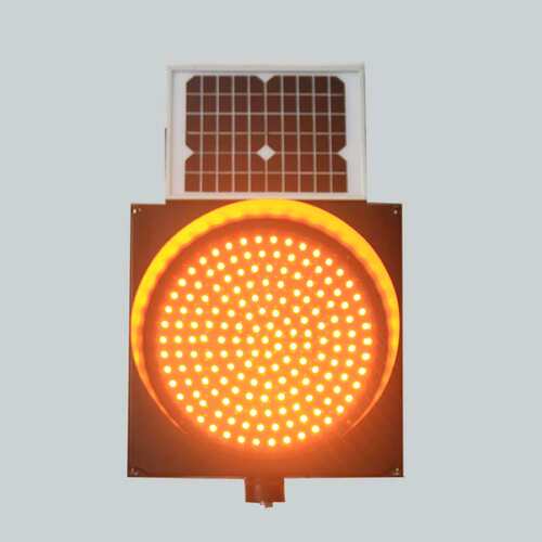 太阳能黄闪灯 太阳能黄慢闪灯300MM直径 路障警示灯 施工灯