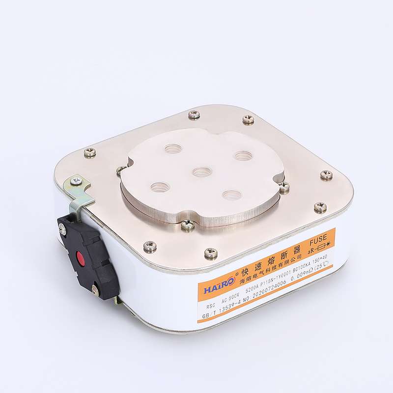 平板式方型低压熔断器螺栓连接直流快速熔断器RSC大电流熔芯