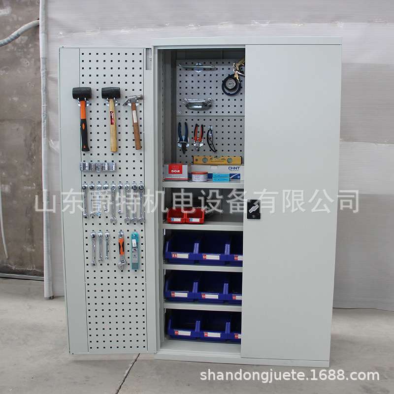重型工具柜工厂汽修车间移动加厚带挂板五金工具车收纳加厚储物柜