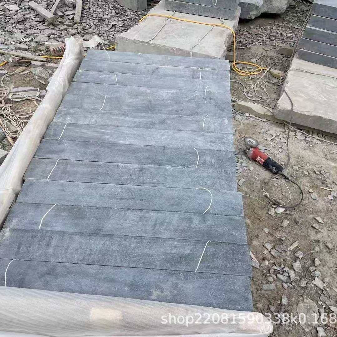 老石板厂家现货青石板铺路踏步石古建地铺石材仿古老石条户外庭院