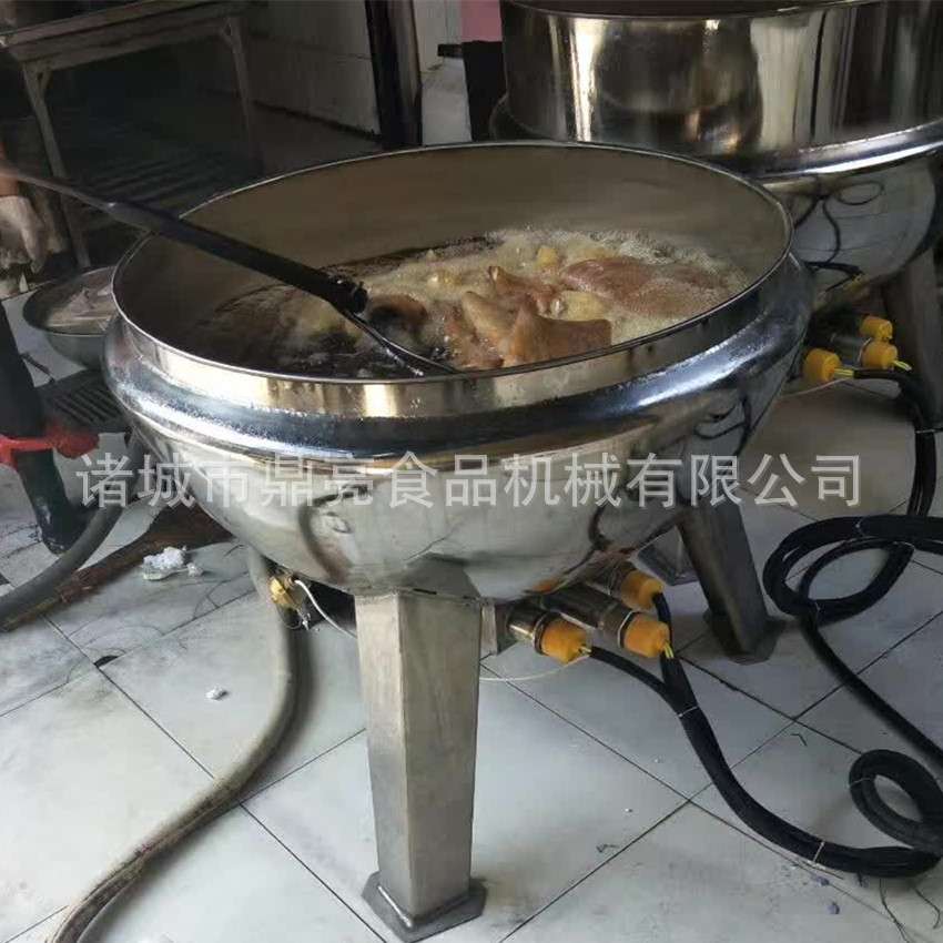 定 制 多功能小型立式夹层锅 红枣莲子粥熬制锅 加热均匀不糊底